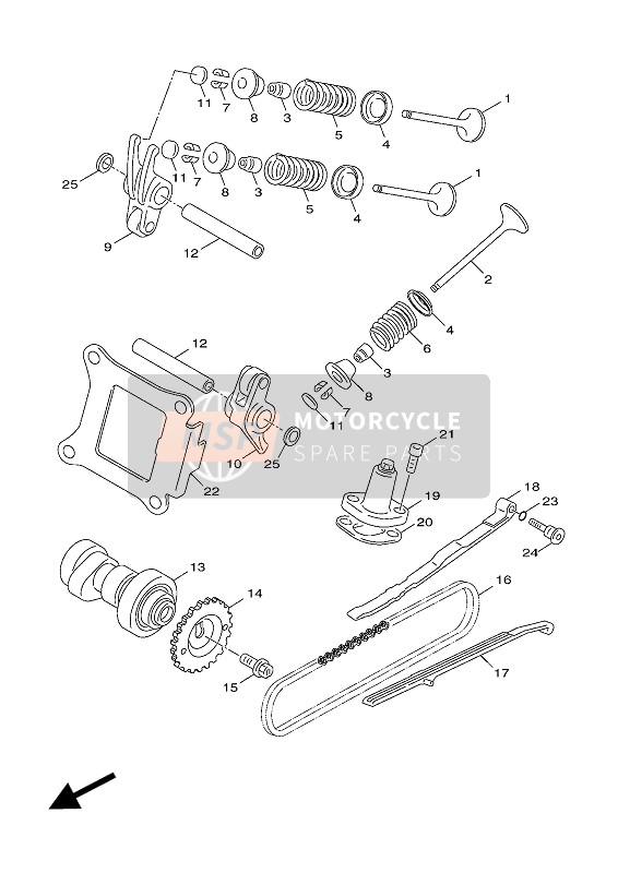 Yamaha NEOS 4 2018 Valve for a 2018 Yamaha NEOS 4